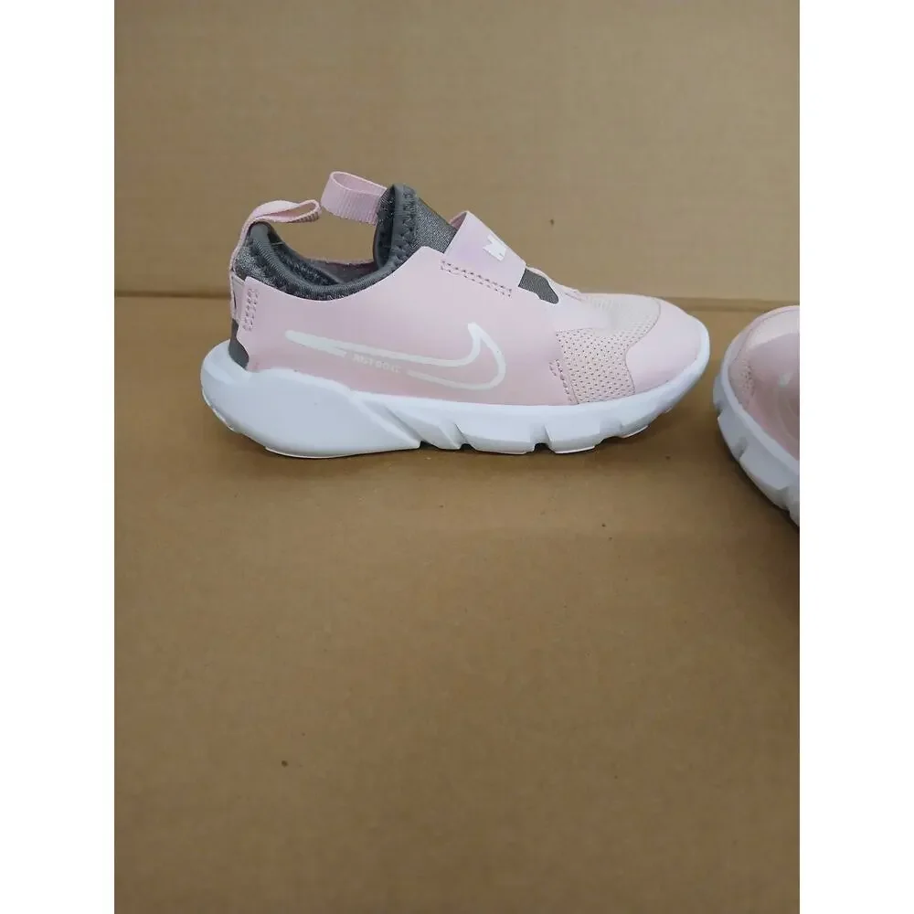 USED Nike unisex' BABY Nike Flex Runner 2 Jp Trainers, Pink/White-8C US